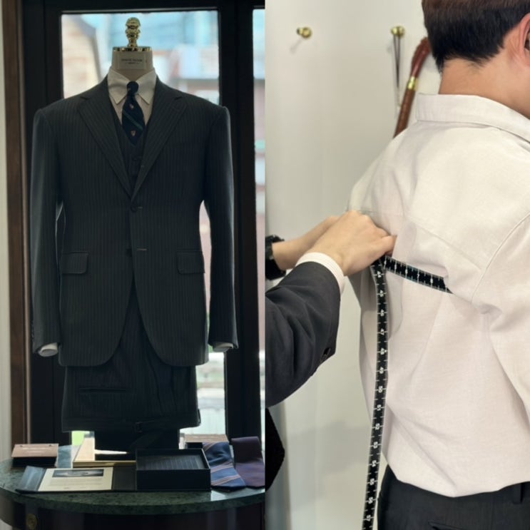  홍대맞춤정장 에서 인생 첫 준비한 헤리츠테일러 합정점