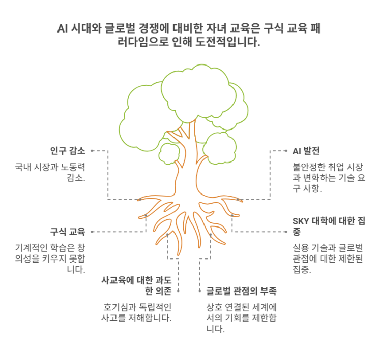 AI 시대 자녀교육의 새로운 패러다임: 전문직의 미래와 창의적 인재 양성