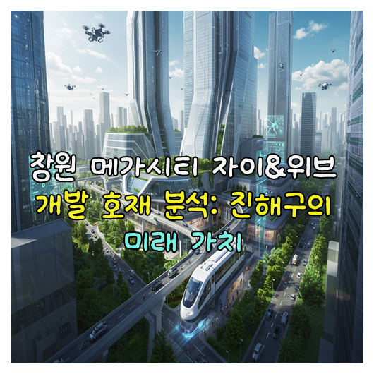  창원 메가시티 자이&위브 개발 호재 분석: 진해구의 미래 가치