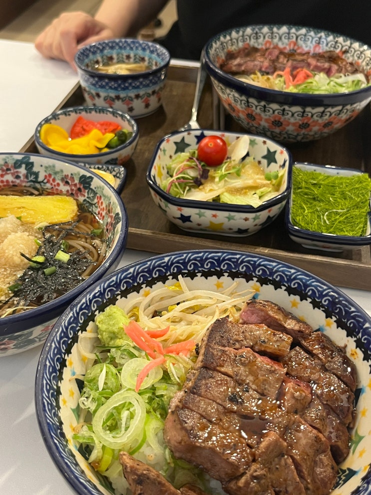  분당데이트코스/분당점심맛집,미도인 서현점(가성비 좋은 스테이크 엄마랑)