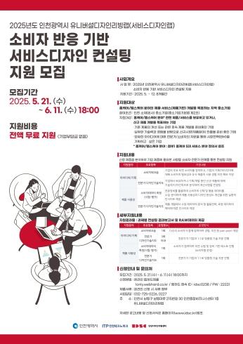 인천TP, 소비자 반응 기반 ‘서비스디자인 컨설팅’ 지원
