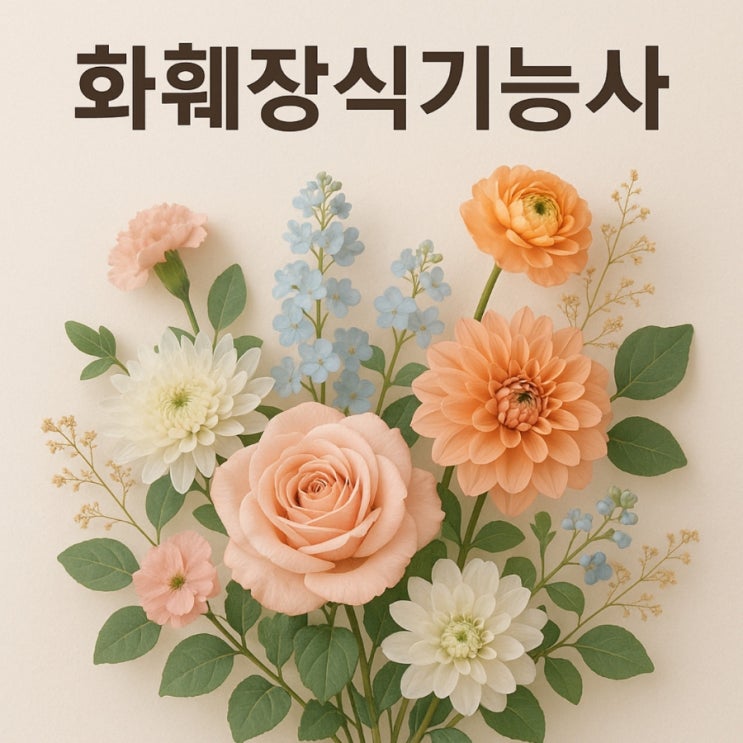  화훼기능사 필기 합격 후기 독학 꿀팁