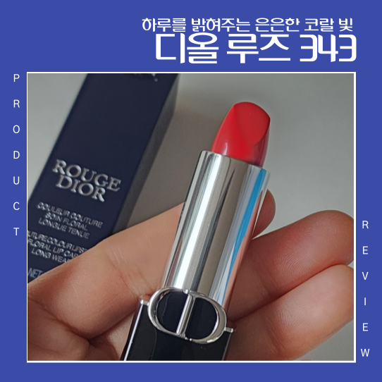 루즈디올 343 파나레아 사틴 후기 (Dior Rouge 343)