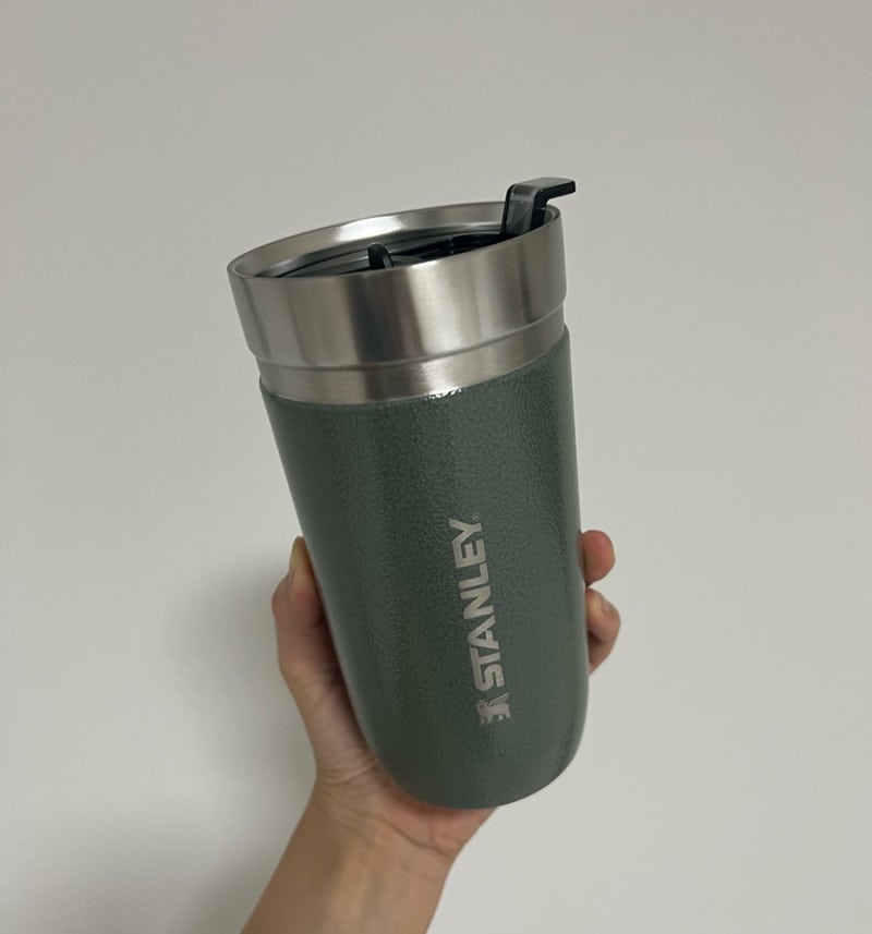 카카오톡선물 추천 스탠리 고 진공 텀블러 473ml 해머톤 그린 컬러 리뷰