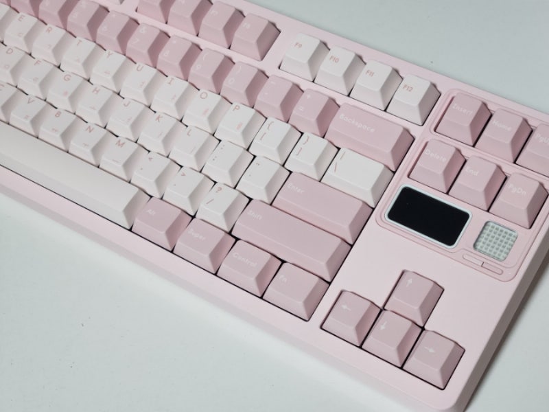핑크 기계식 키보드 QK80MK2 아키페 에디션 리뷰