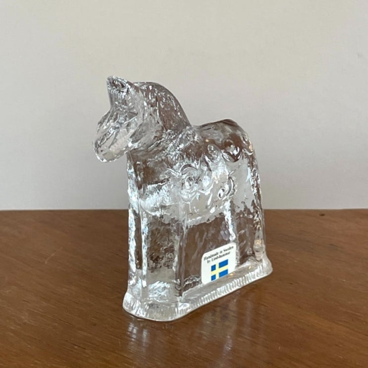 스웨덴 크리스탈 달라호스 Dala Horse by Lindshammar