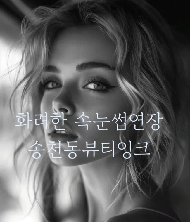  전주 디자인 속눈썹연장의 모양 종류들