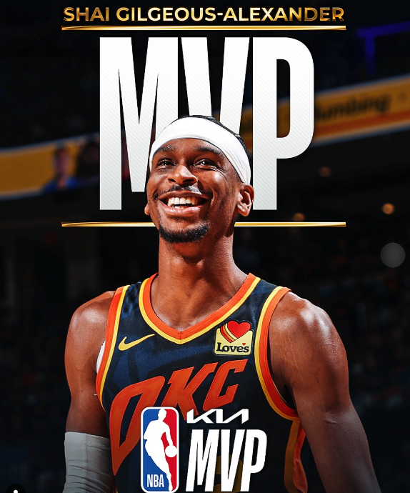 샤이 <b>길저스 알렉산더</b> 생애 첫 NBA 정규시즌 MVP 수상
