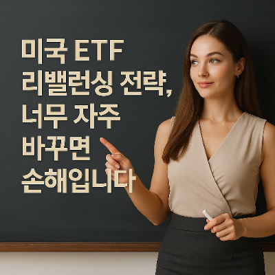  미국 ETF 리밸런싱 전략, 너무 자주 바꾸면 손해