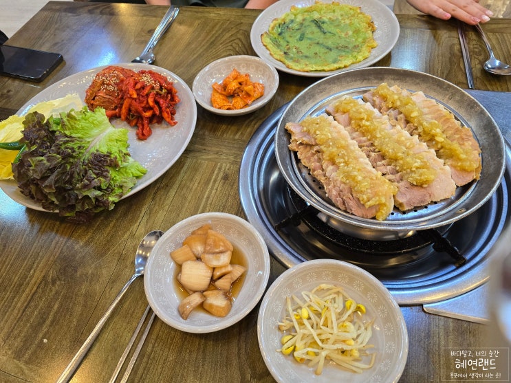  목포 옥암동 맛집 추천 ! 알싸 달큰한 마늘 소스 가득~ '마늘보쌈집' 방문 후기!