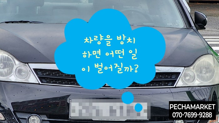  차량을 방치하면 어떤 일이 벌어질까?