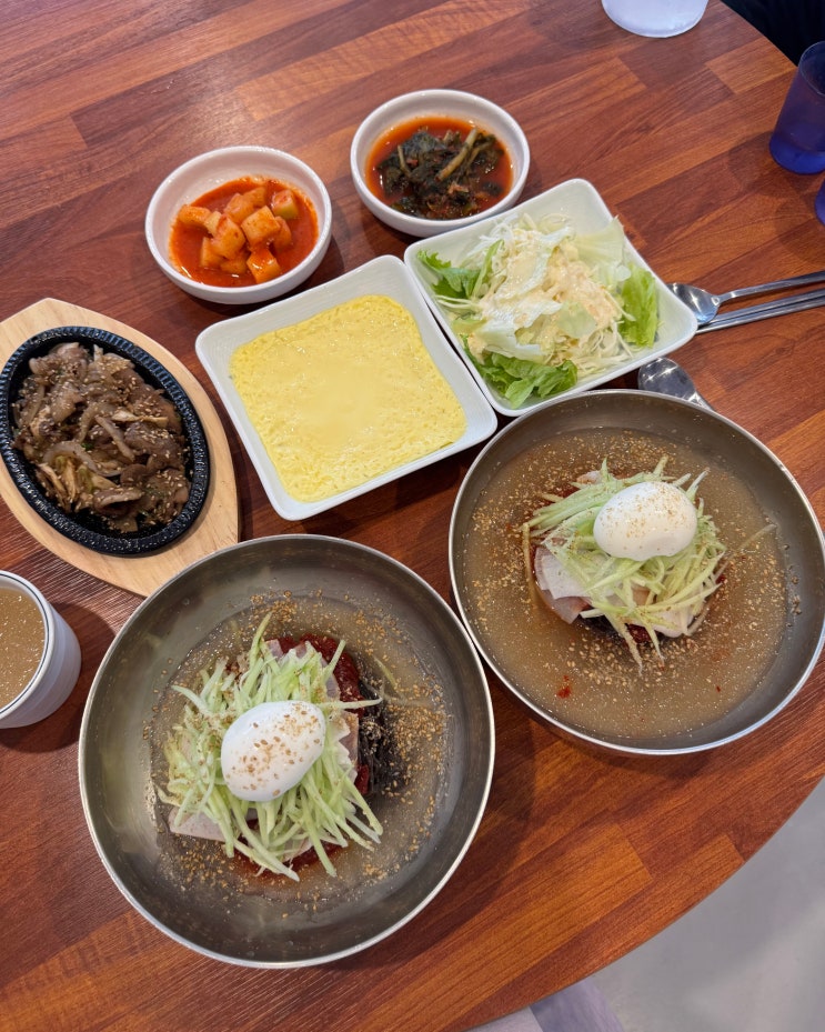  [여수 냉면 맛집] 여수 조선호랑이냉면 돈까스 김치찌개 여수학동점 물냉면 비빔냉면 석쇠불고기 김치만두 후기