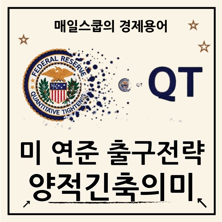  QT 뜻, 미 연준 양적긴축 출구전략 분석