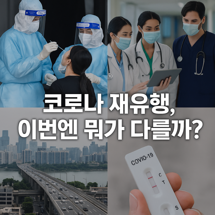  코로나 재유행, 이번엔 뭐가 다를까?증상·백신·예방 꿀팁 총정리!