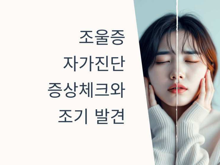  조울증 자가진단, 증상체크와 조기 발견 (2025년 최신)