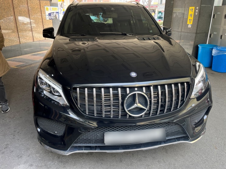 부산 수입차 밧데리 벤츠 GLE350 교체 방법