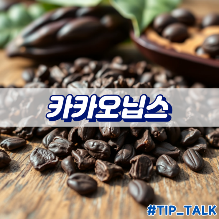  카카오닙스 효능 섭취방법 부작용 정보