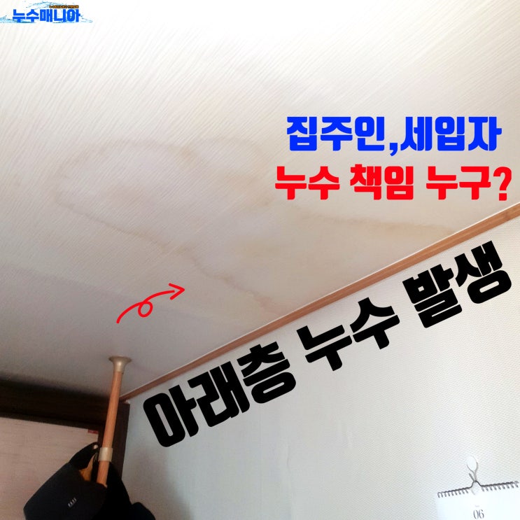  아래층 누수 세입자 집주인 책임 문제 누수탐지 원인 해결 방법