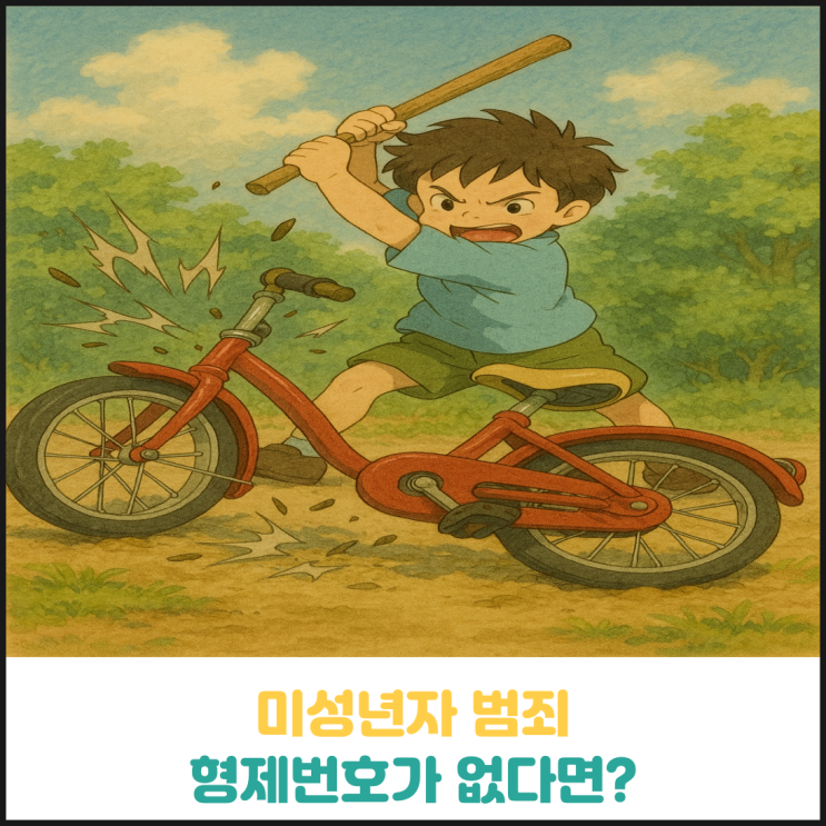 미성년자 범죄 검찰송치 후 형제번호가 없는 경우 미성년자 범죄 검찰송치 후 형제번호가 없는 경우