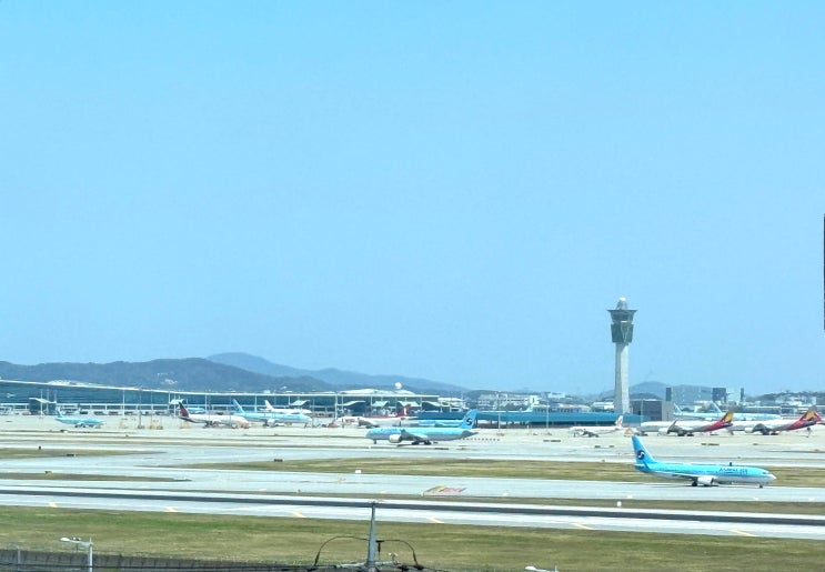  인천공항 근처 맛집, 해송 쌈밥 공항 뷰와 우렁된장 푸짐한 한 상