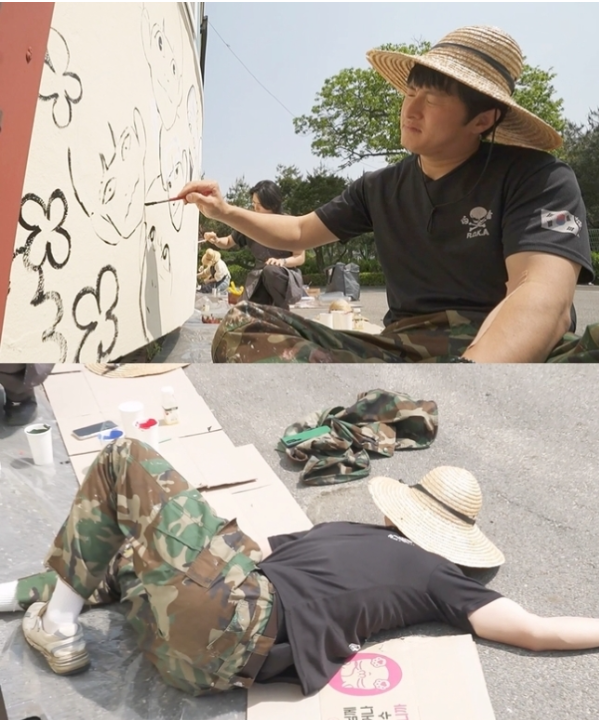 <b>기안84</b>, 미술로 나눈 따뜻한 온기…보육원 <b>벽화 봉사</b>로 감동 전해