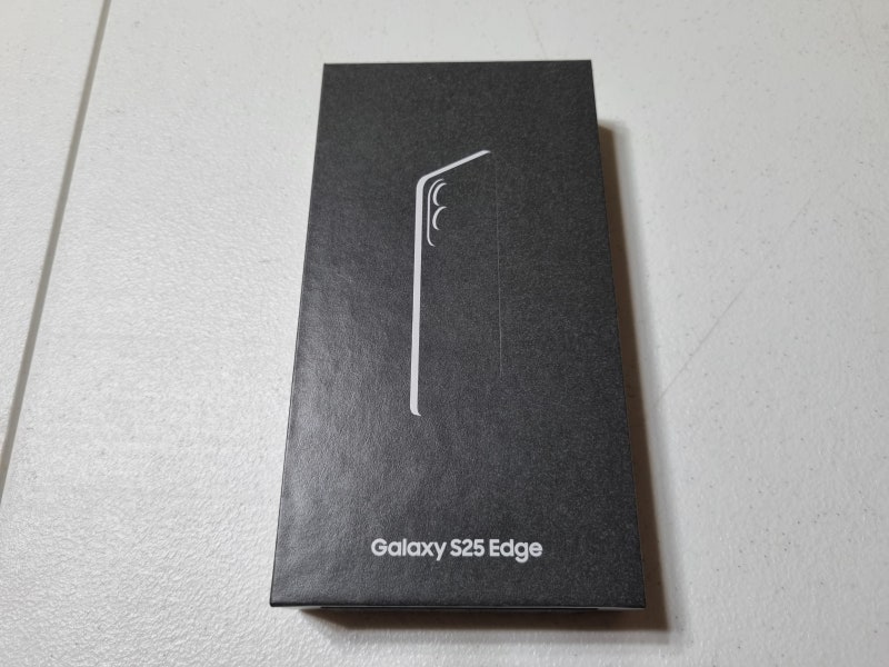 갤럭시 S25 Edge 개봉 및 비교 그리고 정품케이스, 보호필름