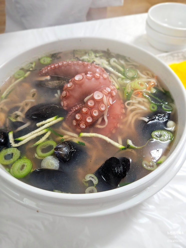  거제 대박난맛집 몽돌해변 해물칼국수 원조집
