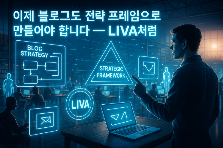  이제 블로그도 전략 프레임으로 만들어야 합니다 – LIVA처럼