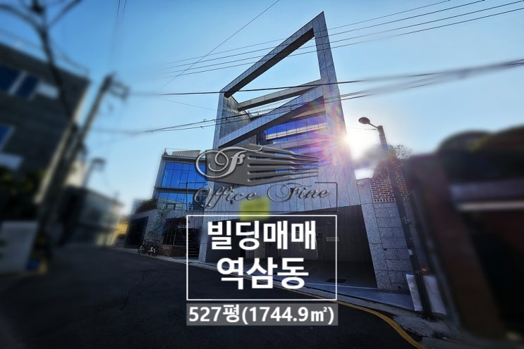  역삼동 프리미엄 럭셔리 신축 근생 빌딩 매매