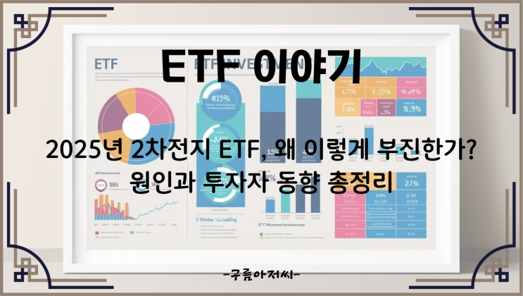  2025년 2차전지 ETF, 왜 이렇게 부진한가? 원인과 투자자 동향 총정리