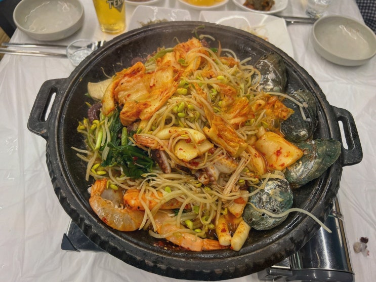  맛있는 해물과 돌문어 요리를 즐길 수 있는 여수 해물삼합 맛집, 도시어부 돌문어삼합