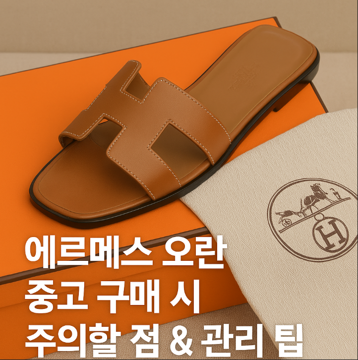  에르메스 오란 중고 구매 전 필독! 가품 구별법부터 관리 꿀팁까지 총정리