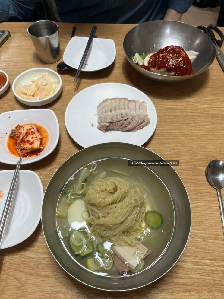  강남/학동역 맛집 진미평양냉면 주말 일요일 오픈런 후기