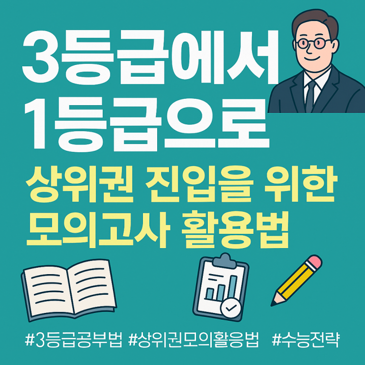  [등급상승 전략] 3등급에서 1등급으로 – 상위권 진입을 위한 모의고사 활용법