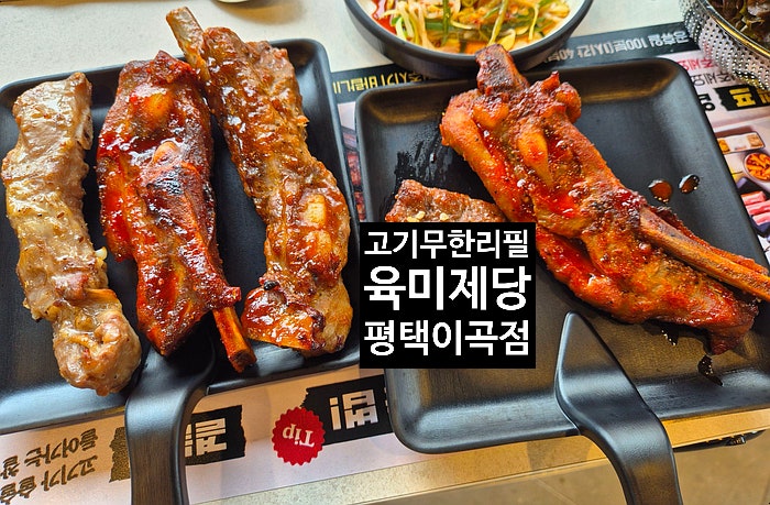  비전동 맛집 고기 무한리필인 육미제당 평택이곡점