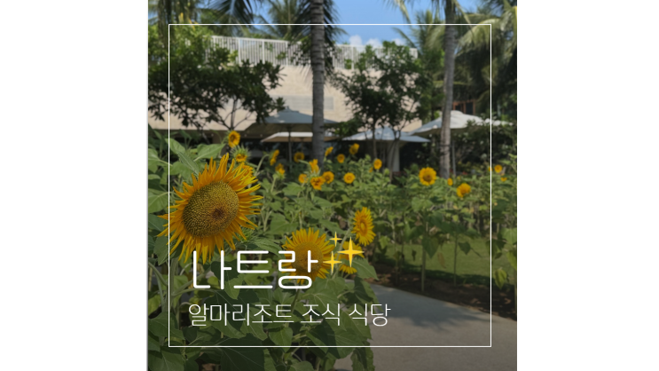  알마리조트 조식 장소 및 시간 ㅣ 알마가든 뷔페 vs 라까사 식당 비교