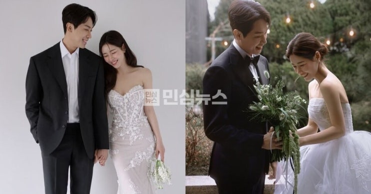 <b>박하나</b><b>김태술</b>, 6월 결혼 앞두고 <b>웨딩화보</b> 공개…"닮아가는... 