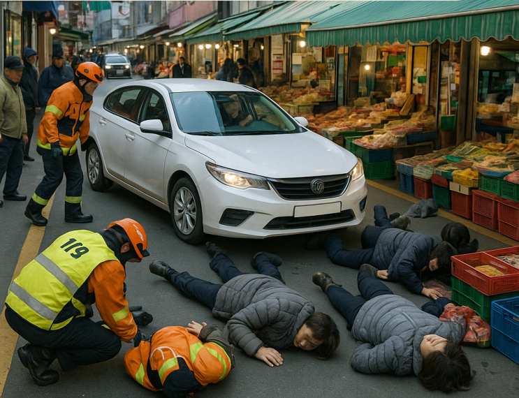60대 운전자, 서울 <b>복조리시장</b>서 시민 12명 덮쳐…왜 이런 일이?