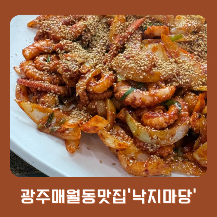  광주 매월동 낙지마당 매월 저수지 산책 후 즐기는 낙지덮밥 맛집