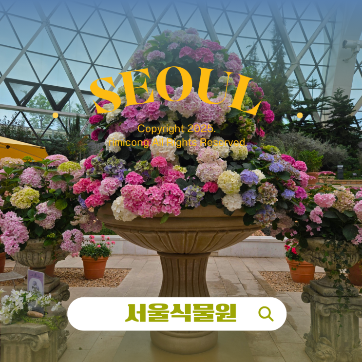  마곡서울식물원 수국낭만전 후기, 입장료 주차장 총정리