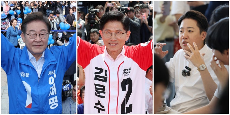 <b>지지율</b> 격차 ‘한자릿수’…<b>대선</b> <b>판세</b> 요동, 이재명 46.6... 