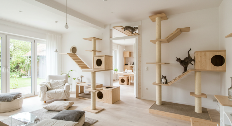  인테리어 디자인 스타일 _ 30. 반려동물 친화 스타일 (Pet-Friendly Interior)