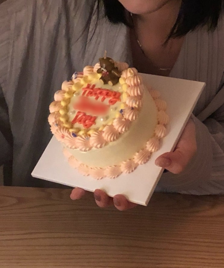  건대 | 건대 당일케이크 쏘스윗 재방문 레터링 생일 케이크