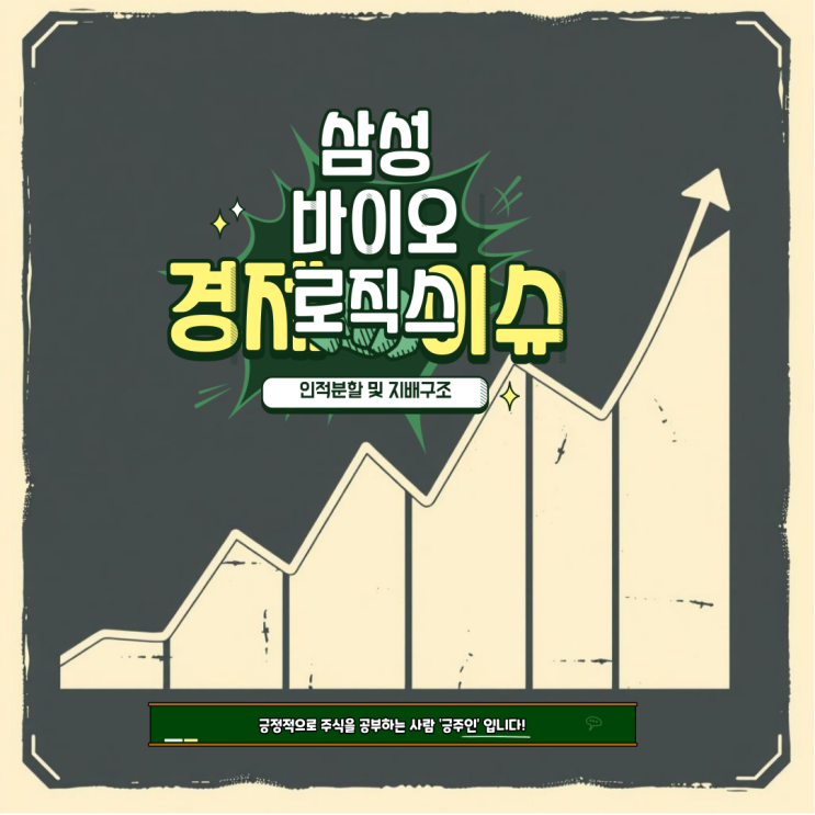  경제 이슈 : 삼성바이오로직스 인적분할, 지배 구조 주식 주가 전망