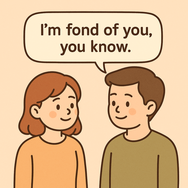  ‘be fond of’ 뜻과 예문 – like보다 부드러운 영어 표현