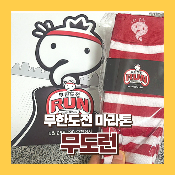 <b>무한도전</b> 마라톤 굿즈 개봉기 무도런 공연 일정 <b>멤버</b>