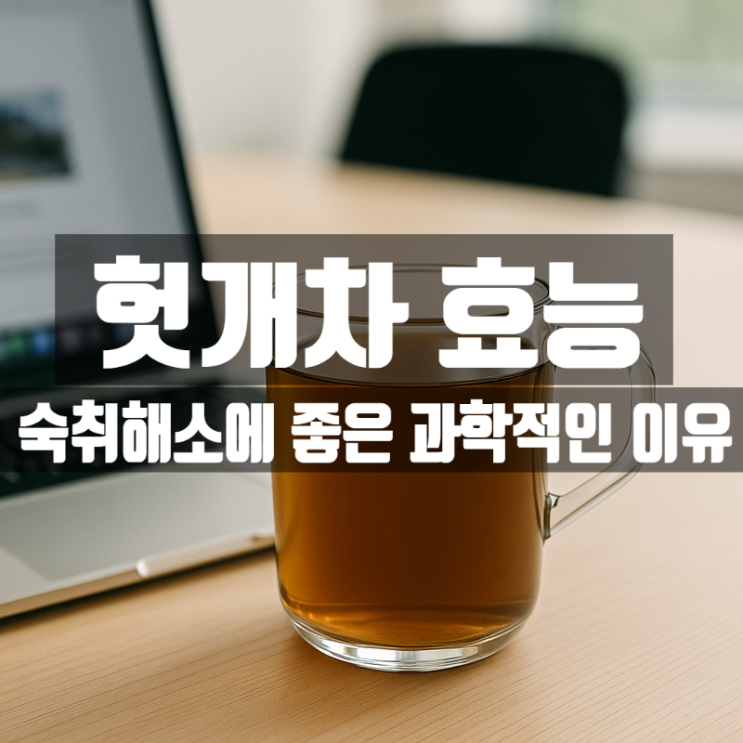  헛개차 효능 성분 부작용 총정리 – 헛개나무가 선물한 해독 디톡스차
