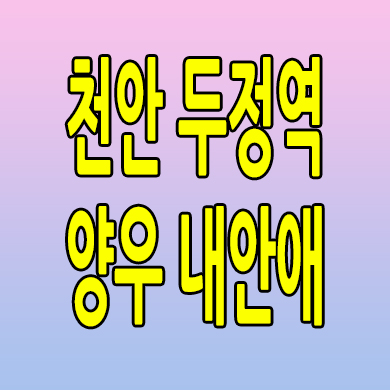  천안 두정역 양우내안애 아파트 두정동 양우건설 미분양 분양가 모델하우스