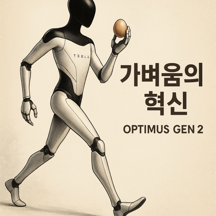  테슬라 옵티머스 Gen!! ‘가벼움’이 로봇의 미래를 바꾼다!