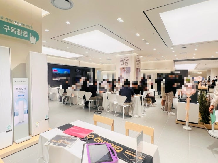  삼성스토어 그랜드오픈한 현대목동점에서 가전졸업했어요!